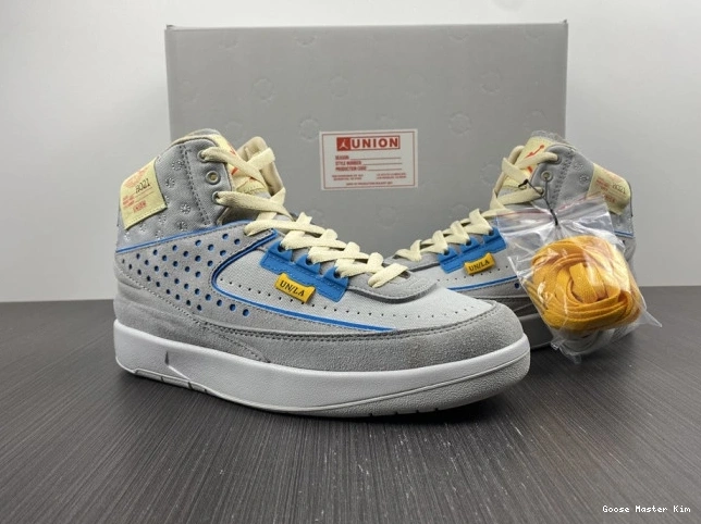 Grey DN3802-001 Fog Jordan 2 Union Retro 0630
